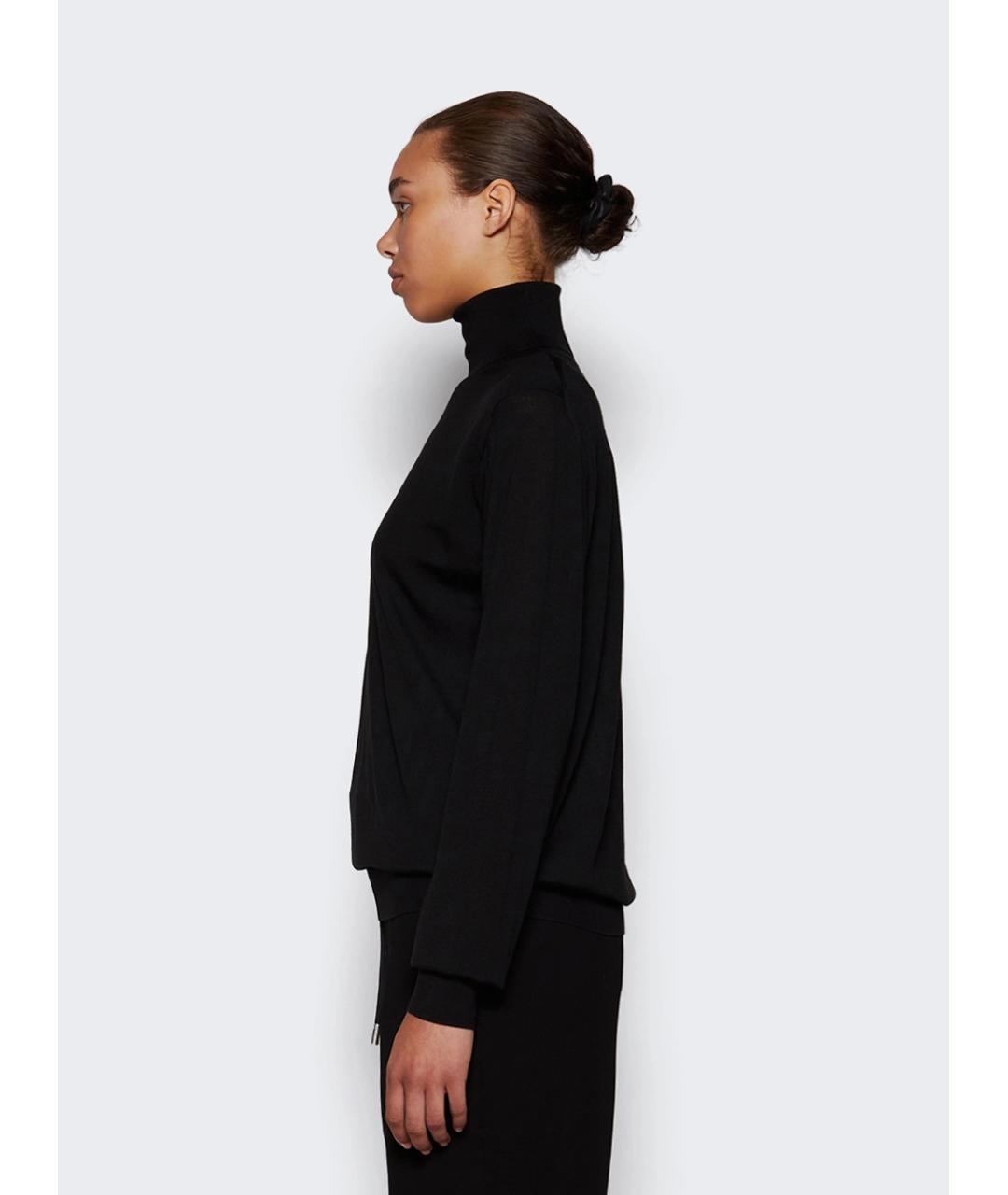 THE ROW Черный шерстяной джемпер / свитер, фото 3