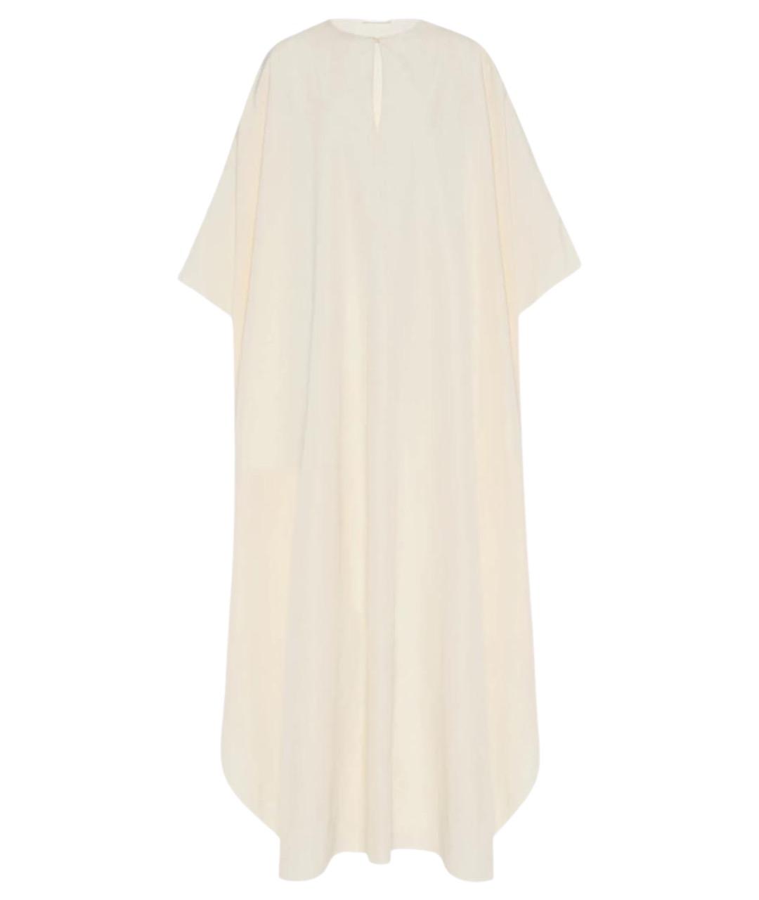 THE ROW Белое шелковое повседневное платье, фото 1