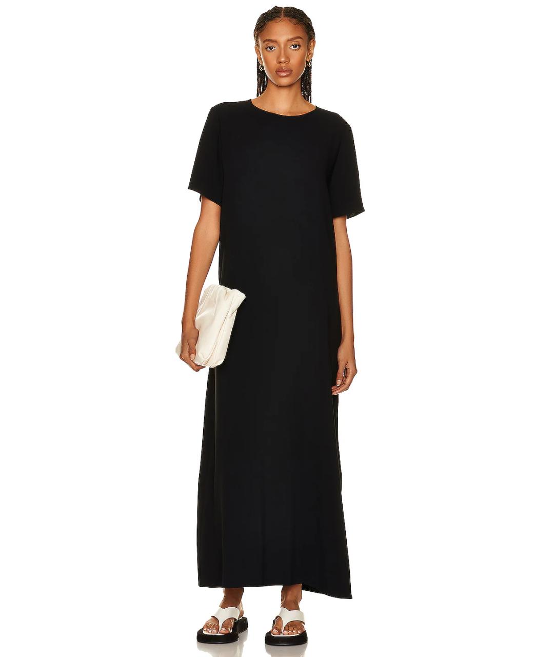 THE ROW Черное повседневное платье, фото 2