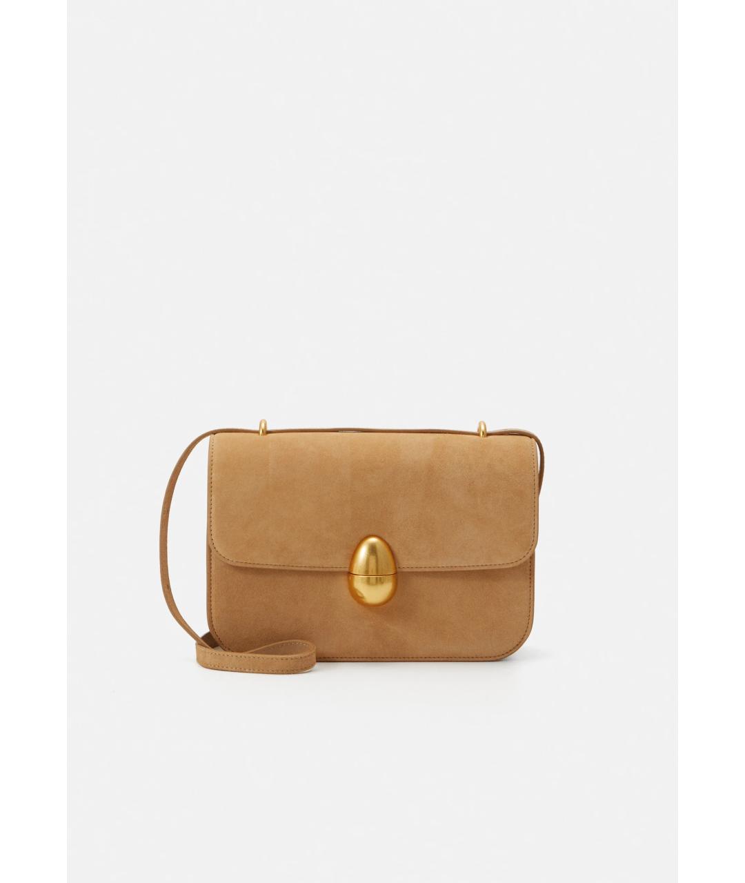 NEOUS Бежевая кожаная сумка через плечо, фото 6