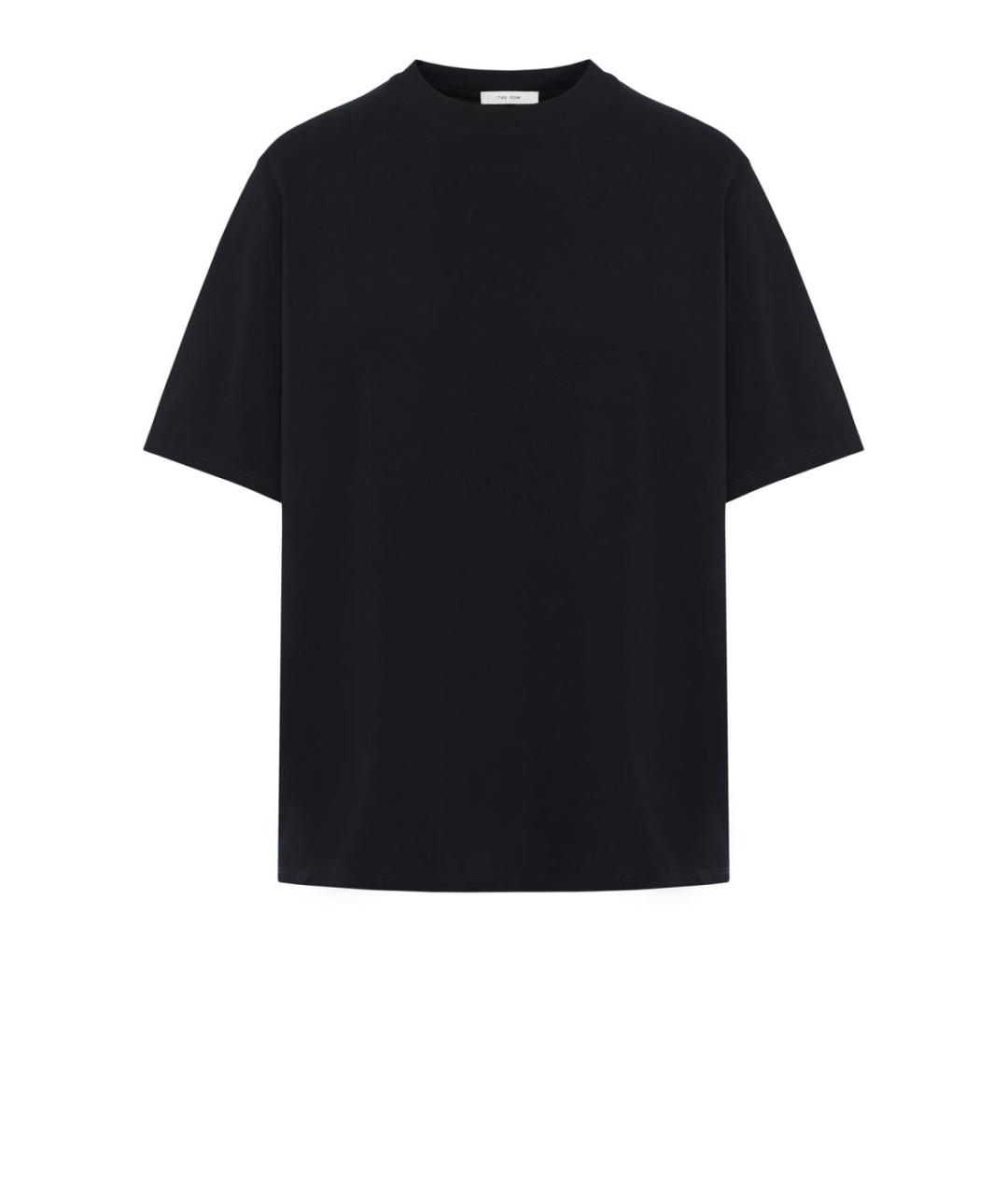 THE ROW Черная хлопковая футболка, фото 1