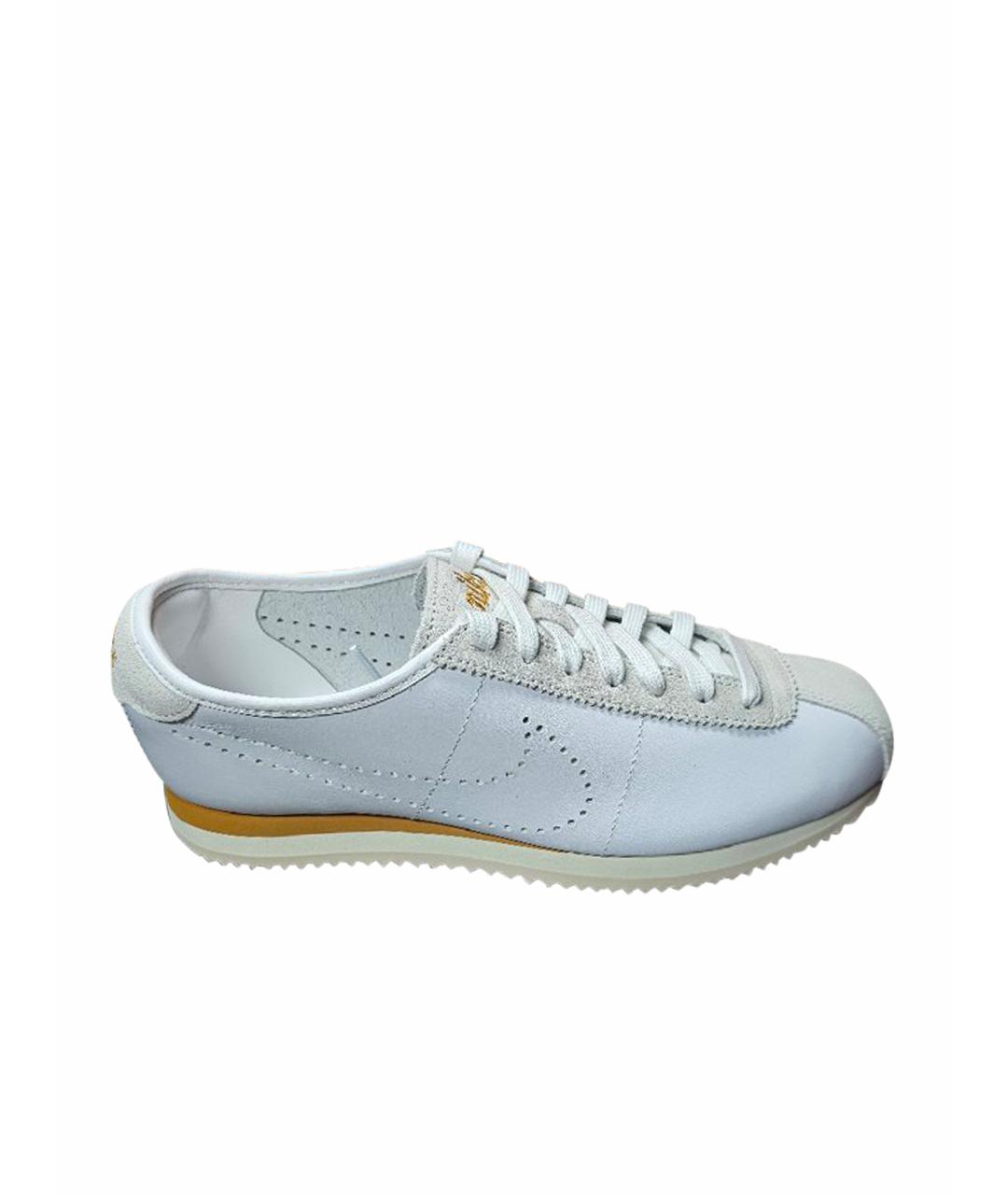 NIKE Белые кожаные кроссовки, фото 1