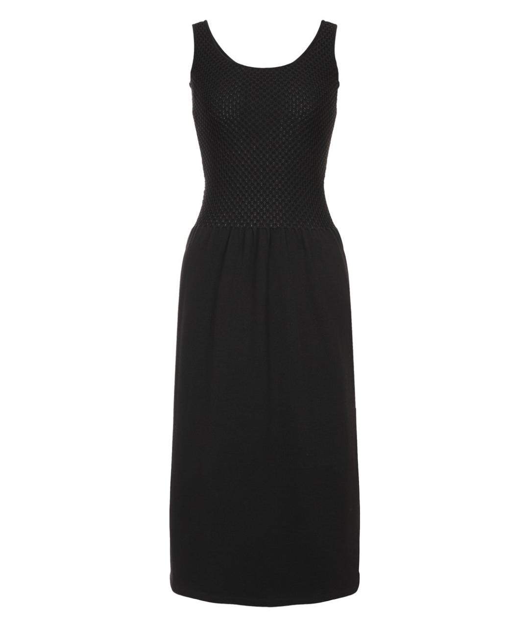 THEORY Черное хлопковое повседневное платье, фото 1