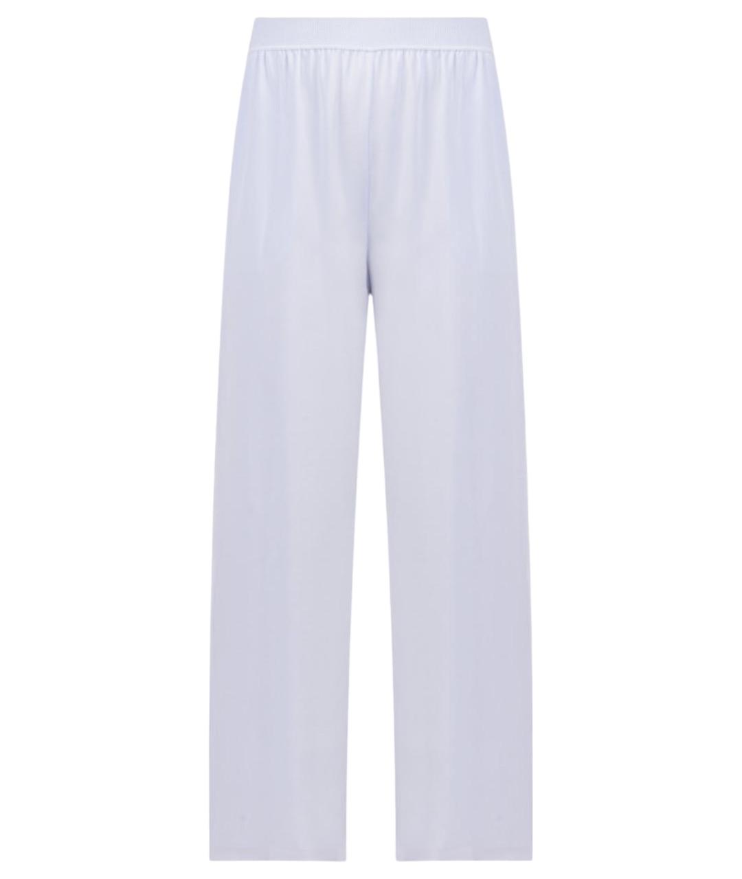 THEORY Голубые шелковые брюки широкие, фото 1