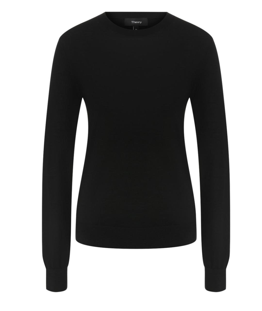 THEORY Черный шерстяной джемпер / свитер, фото 1