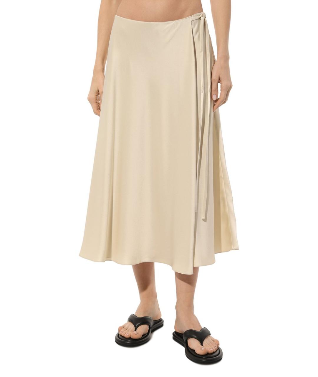 THEORY Золотая юбка макси, фото 2