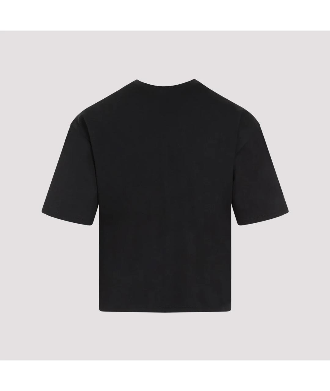 THEORY Черная хлопковая футболка, фото 2