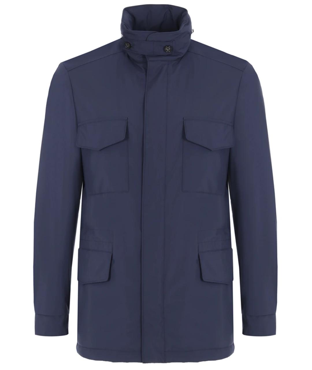 LORO PIANA Темно-синяя кашемировая куртка, фото 1