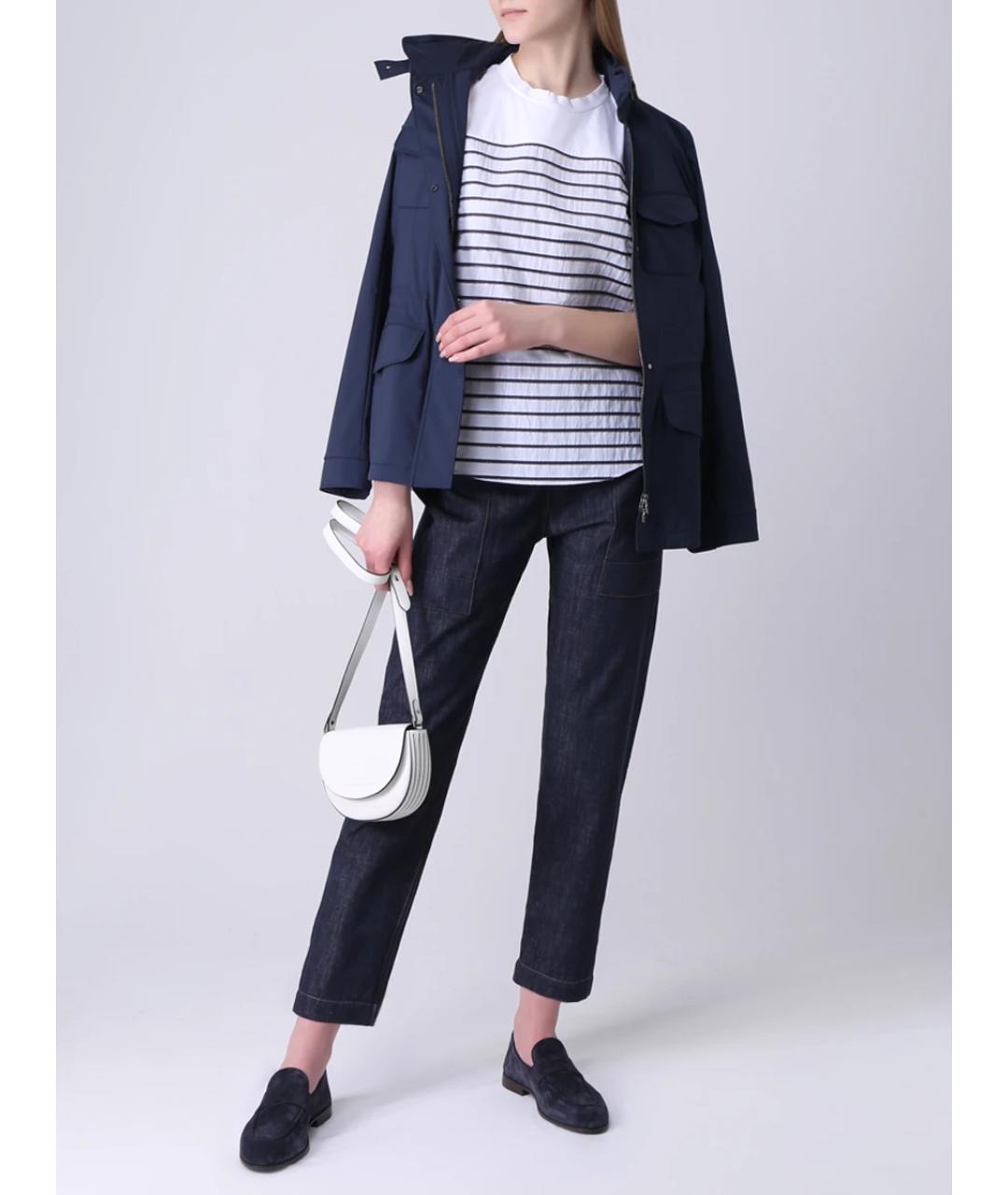 LORO PIANA Темно-синяя кашемировая куртка, фото 2