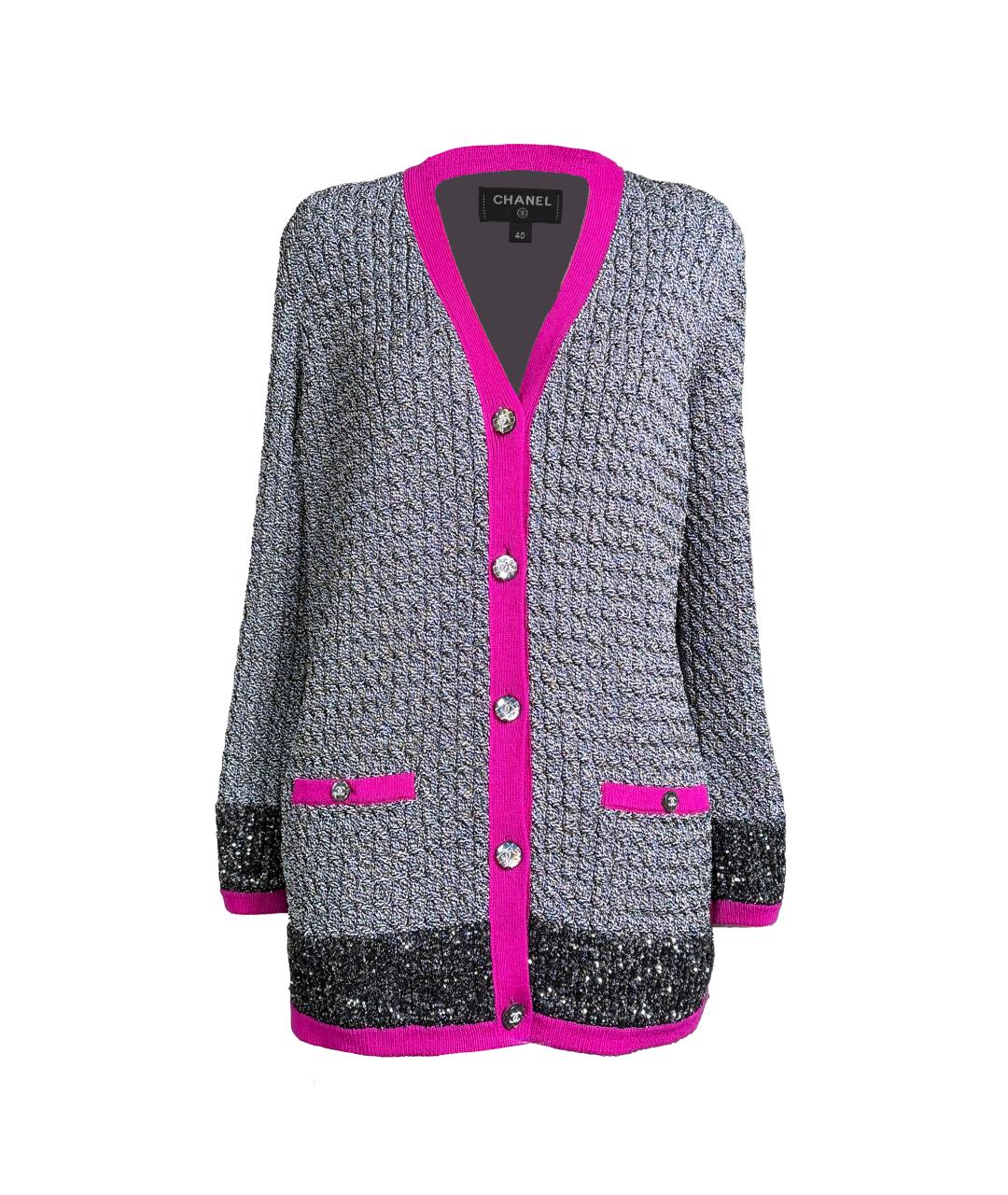 CHANEL Серый кардиган, фото 1