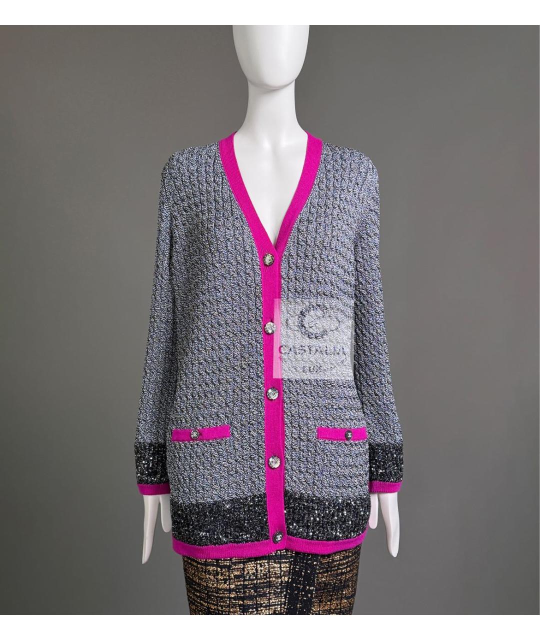 CHANEL Серый кардиган, фото 5