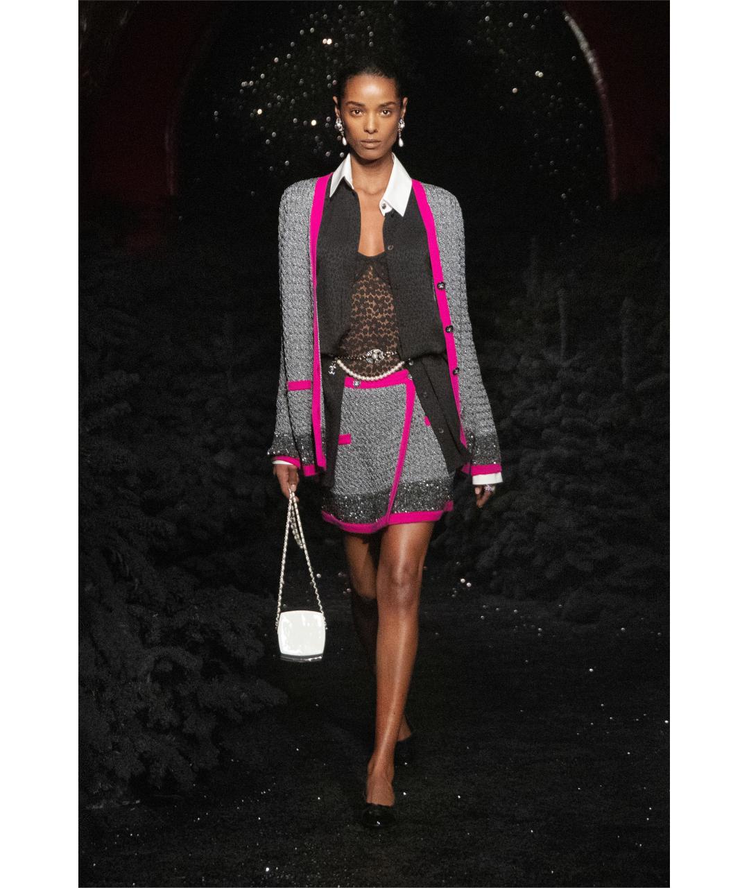 CHANEL Серый кардиган, фото 2