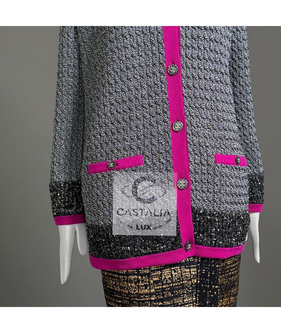 CHANEL Серый кардиган, фото 7