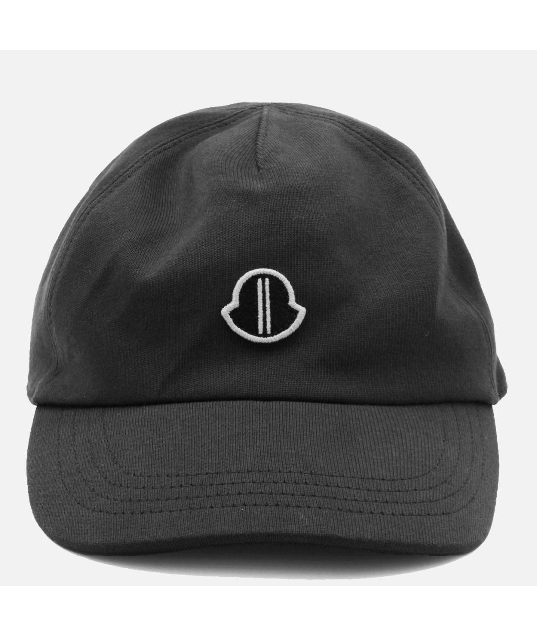 MONCLER Черная хлопковая кепка, фото 3