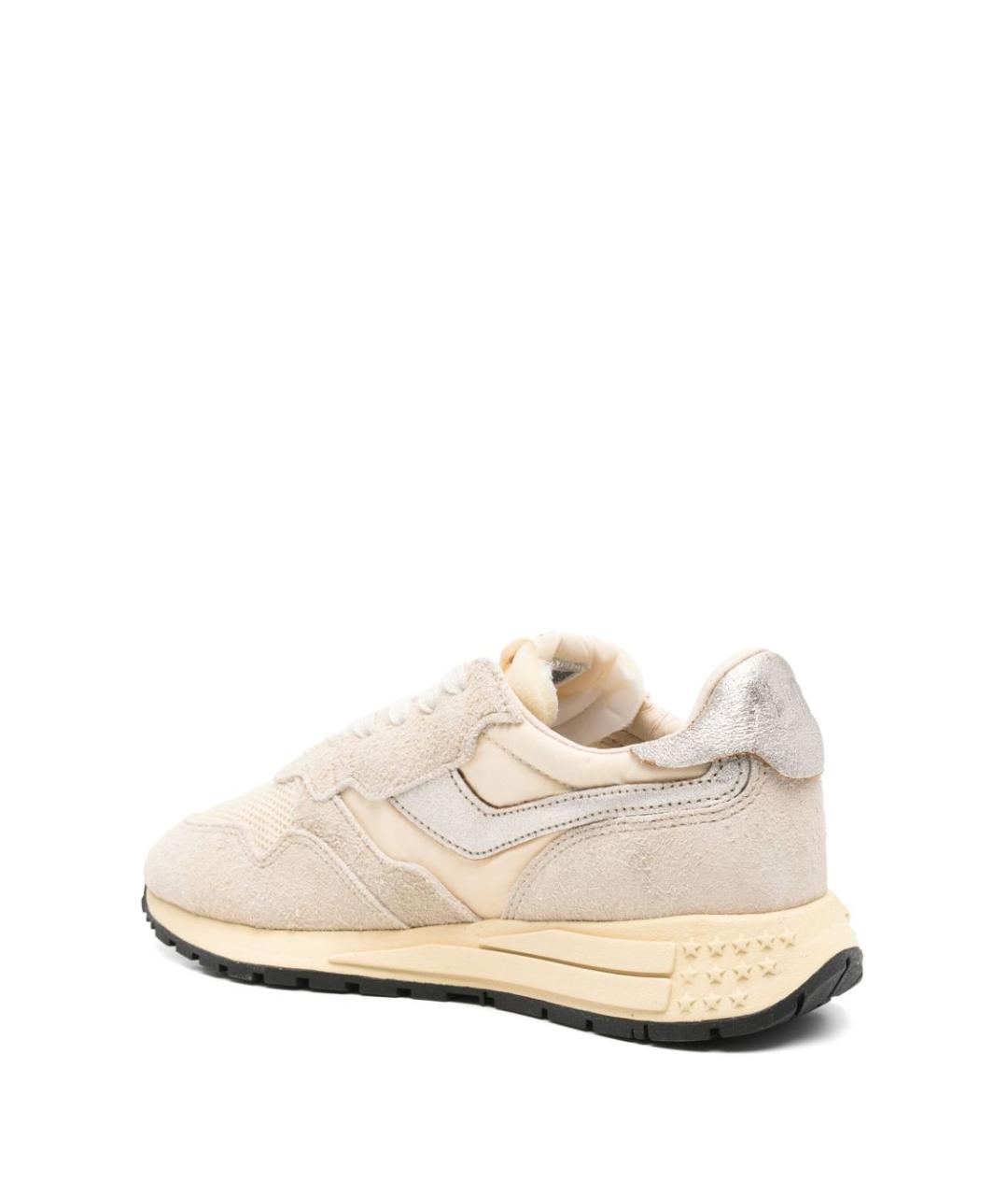 AUTRY Бежевые замшевые кроссовки, фото 4