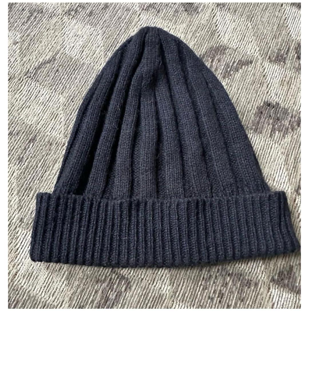 DOLCE&GABBANA Темно-синяя шапка, фото 2