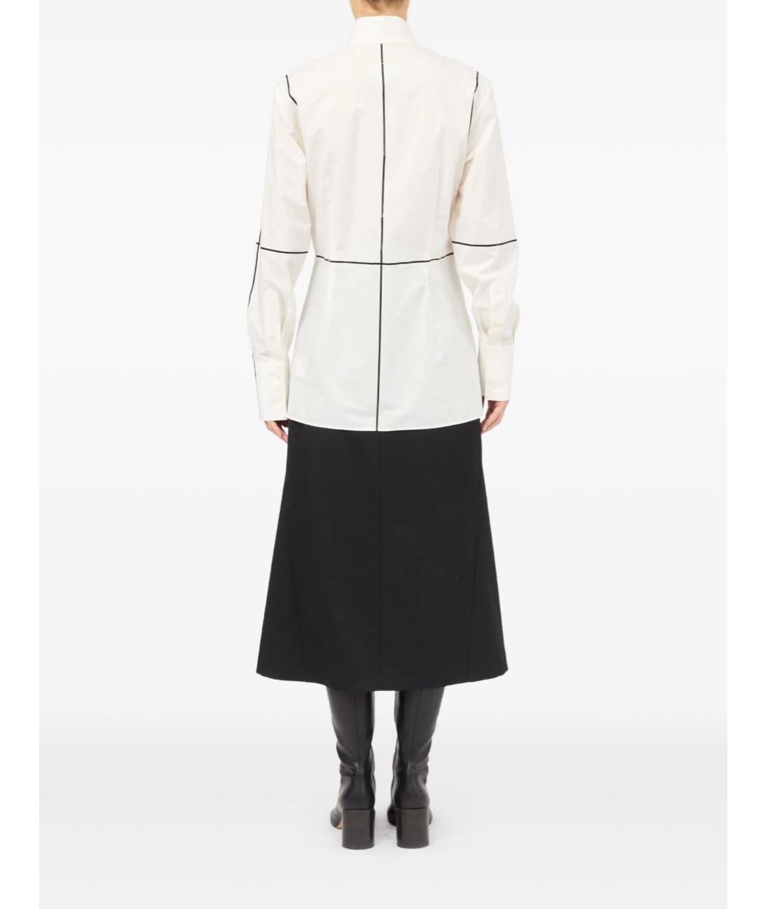 MM6 MAISON MARGIELA Белая хлопковая рубашка, фото 4