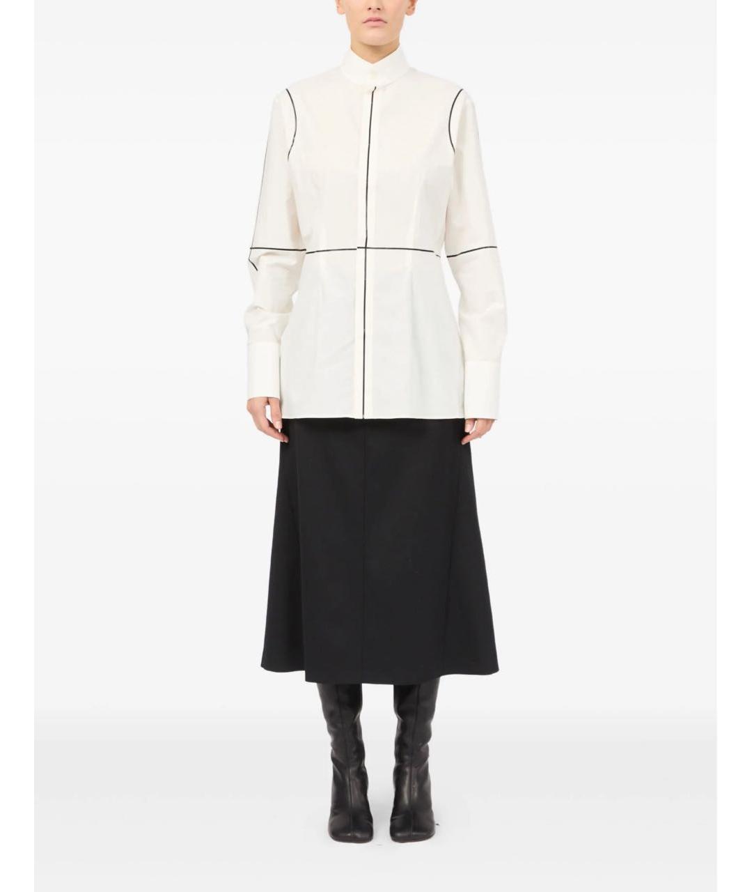 MM6 MAISON MARGIELA Белая хлопковая рубашка, фото 2