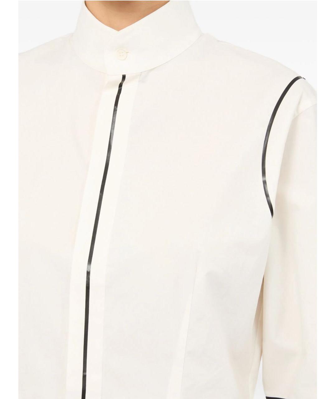 MM6 MAISON MARGIELA Белая хлопковая рубашка, фото 7