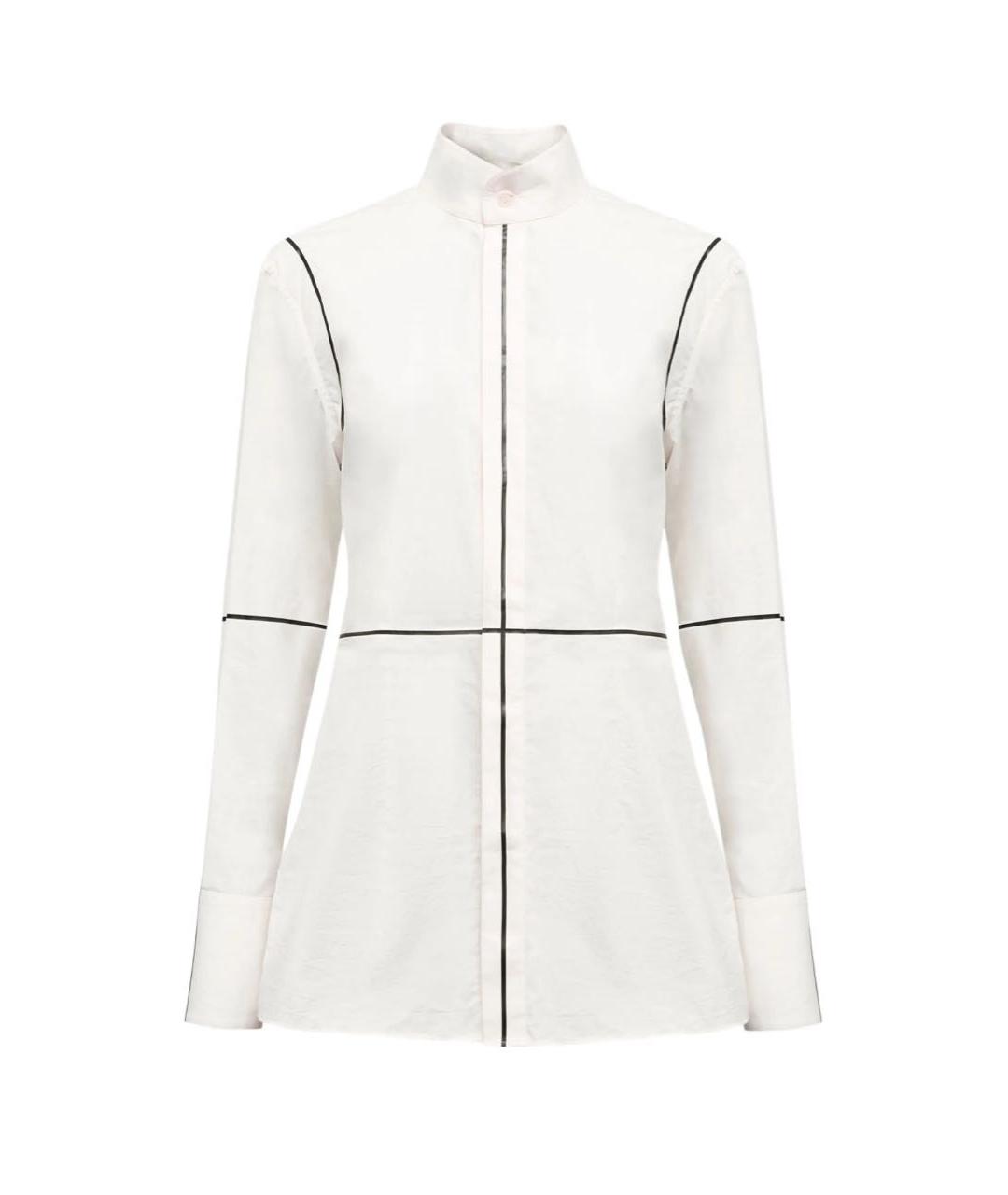 MM6 MAISON MARGIELA Белая хлопковая рубашка, фото 8