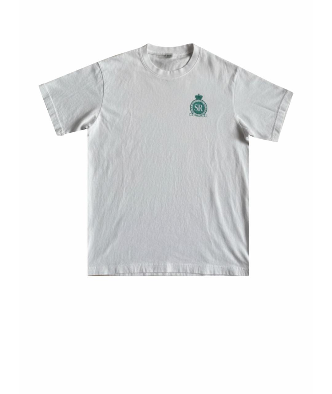 SPORTY AND RICH Белая хлопковая футболка, фото 1