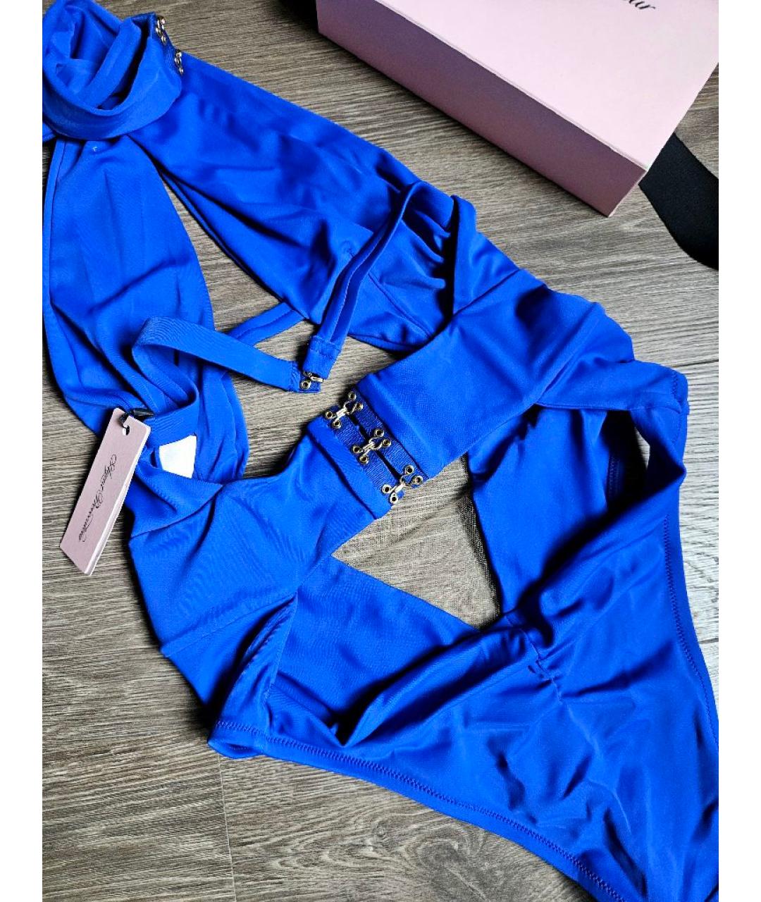 AGENT PROVOCATEUR Синий полиамидовый купальник, фото 4