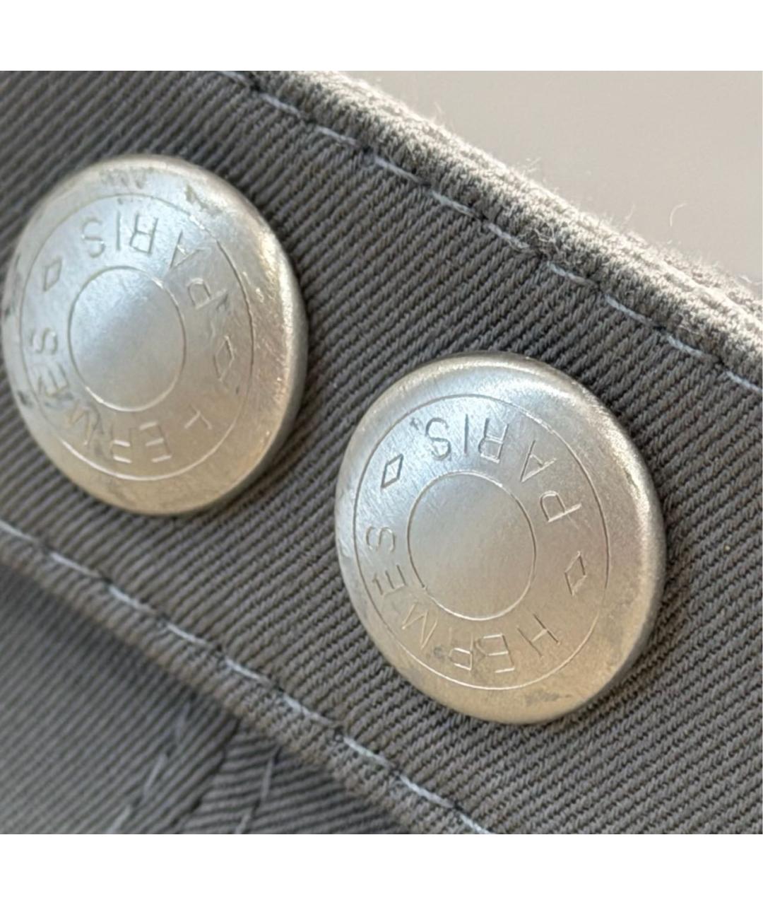 HERMES Серая хлопковая кепка/бейсболка, фото 6