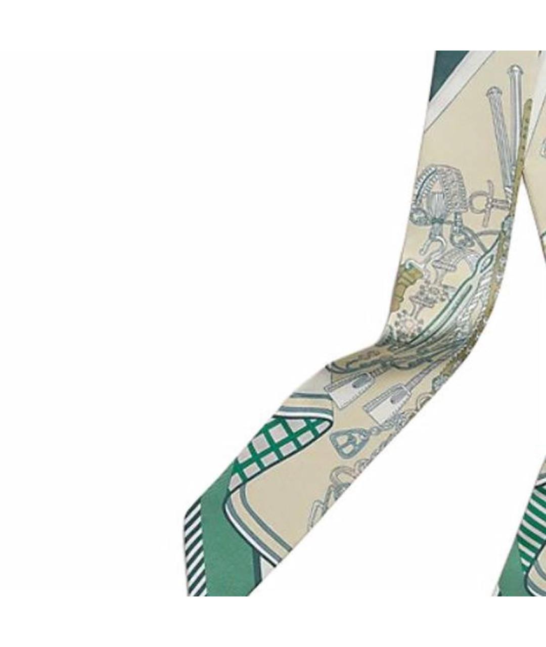 HERMES Мульти шелковый платок, фото 3