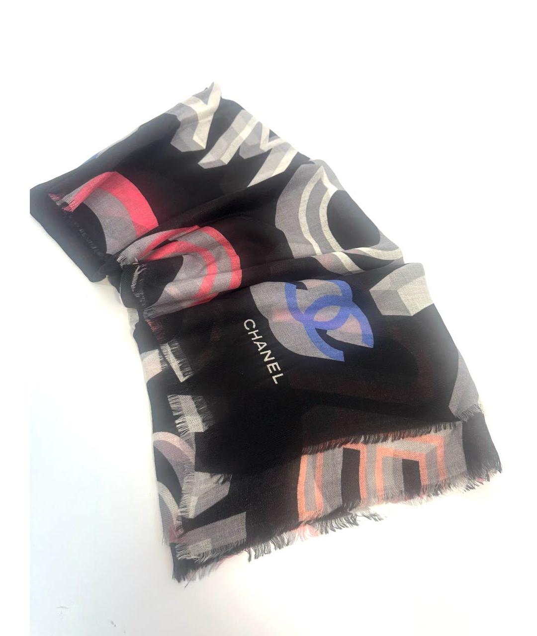 CHANEL Мульти кашемировый платок, фото 7
