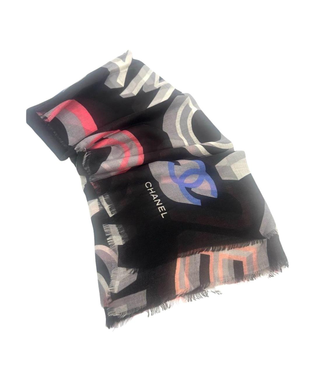 CHANEL Мульти кашемировый платок, фото 1
