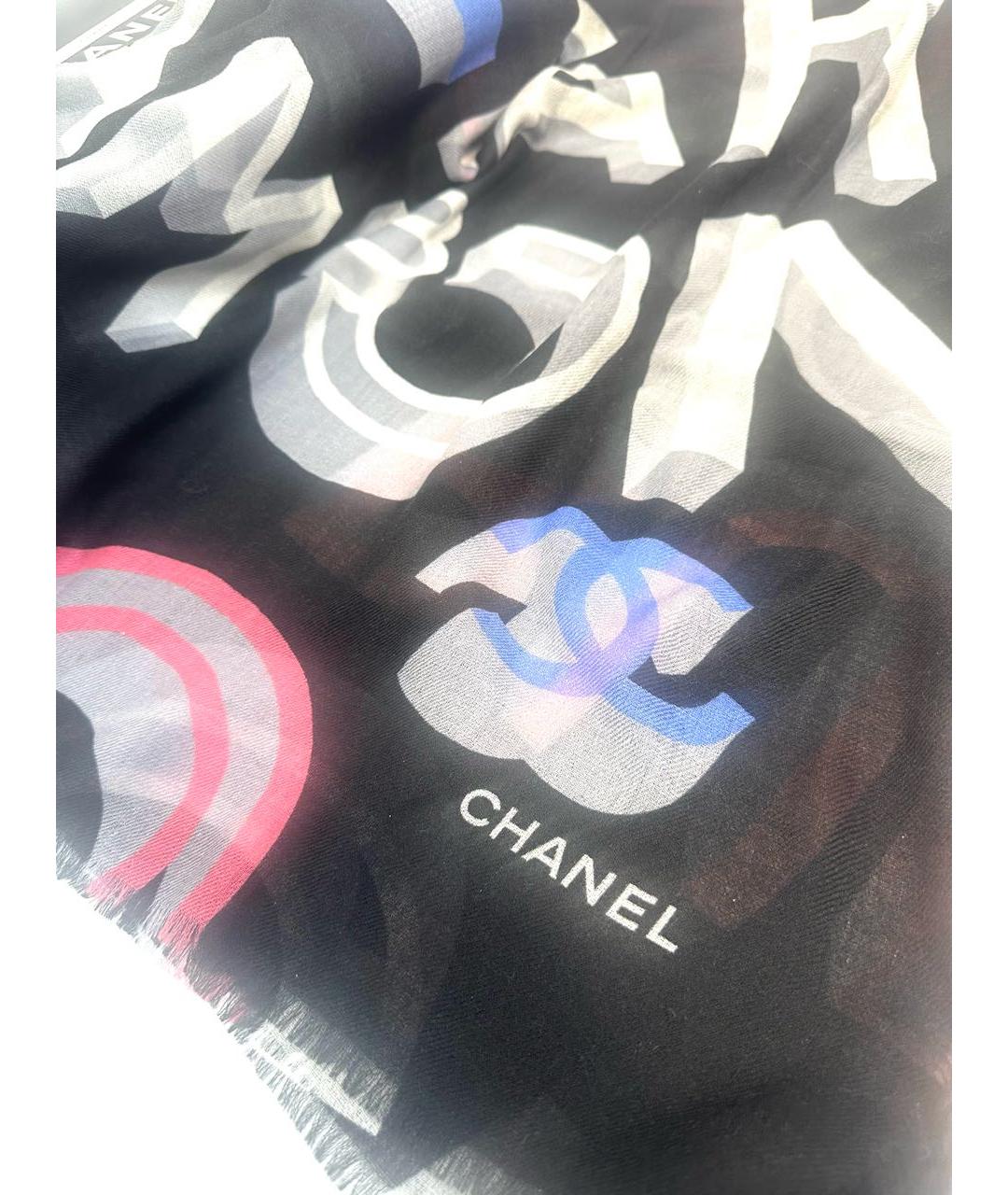 CHANEL Мульти кашемировый платок, фото 5
