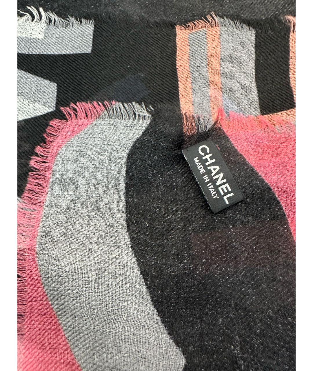 CHANEL Мульти кашемировый платок, фото 3