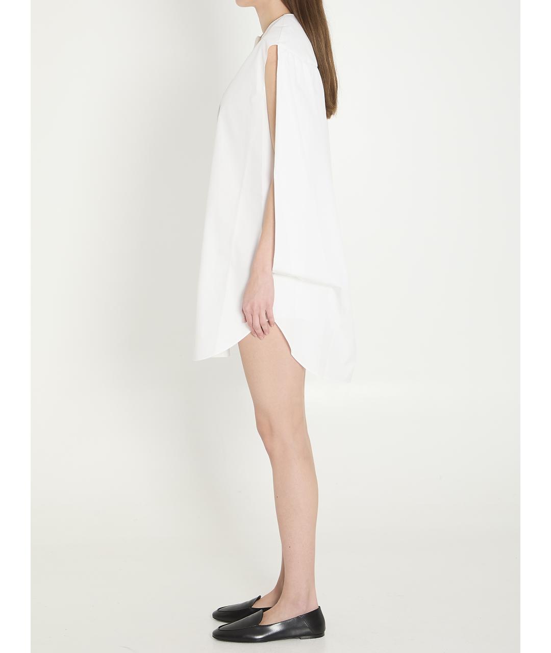 JACQUEMUS Белое хлопковое платье, фото 4