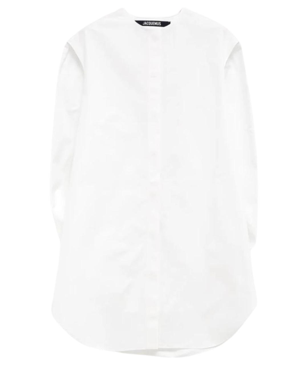 JACQUEMUS Белое хлопковое платье, фото 1