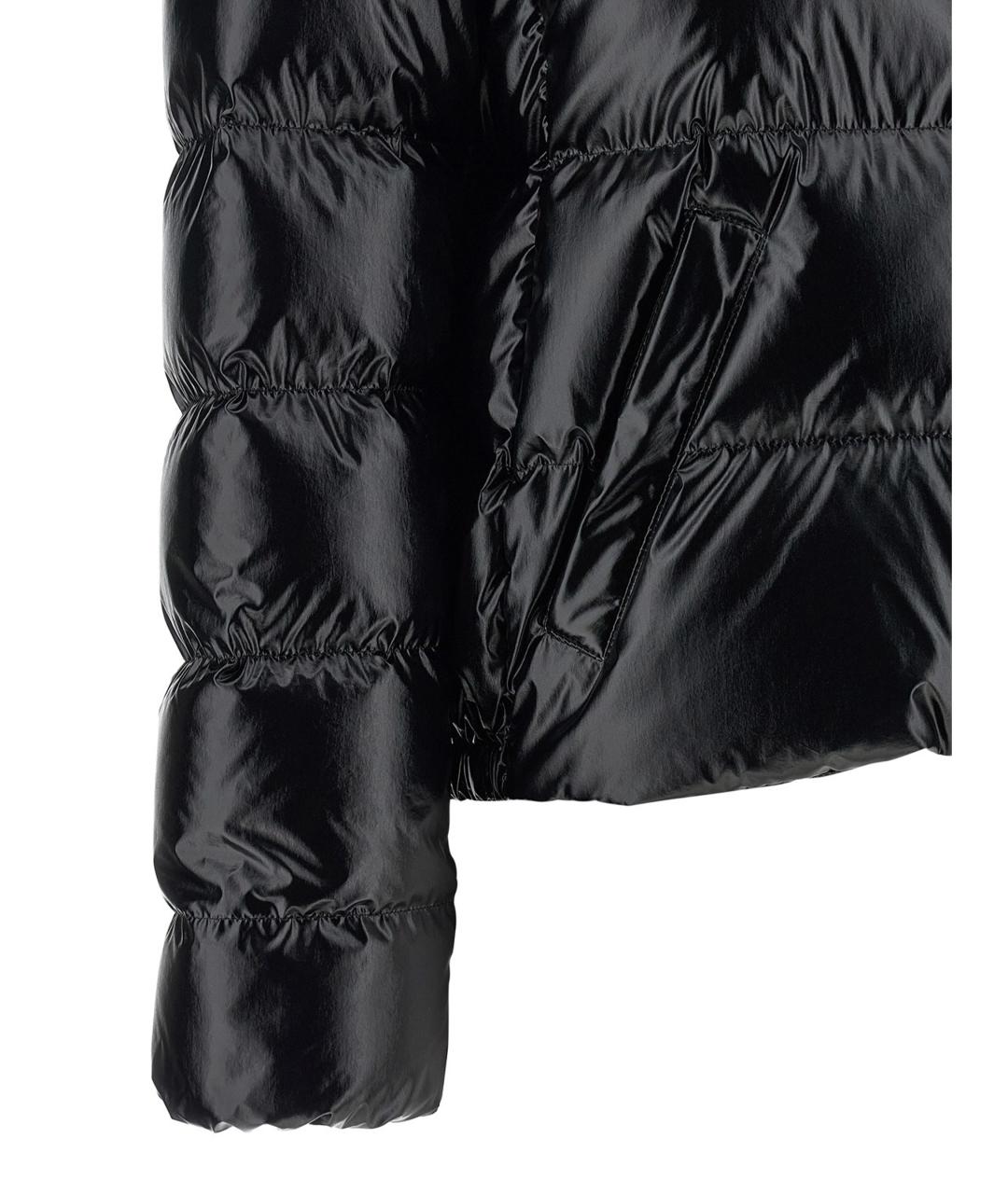 MONCLER Черная полиамидовая куртка, фото 3