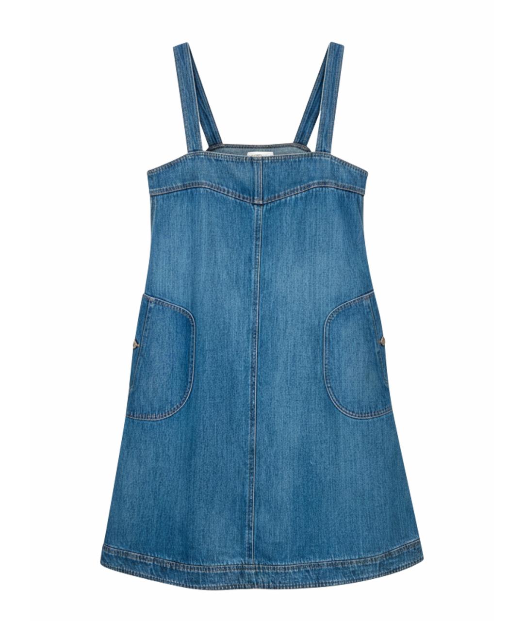 CHANEL Синий сарафан, фото 1