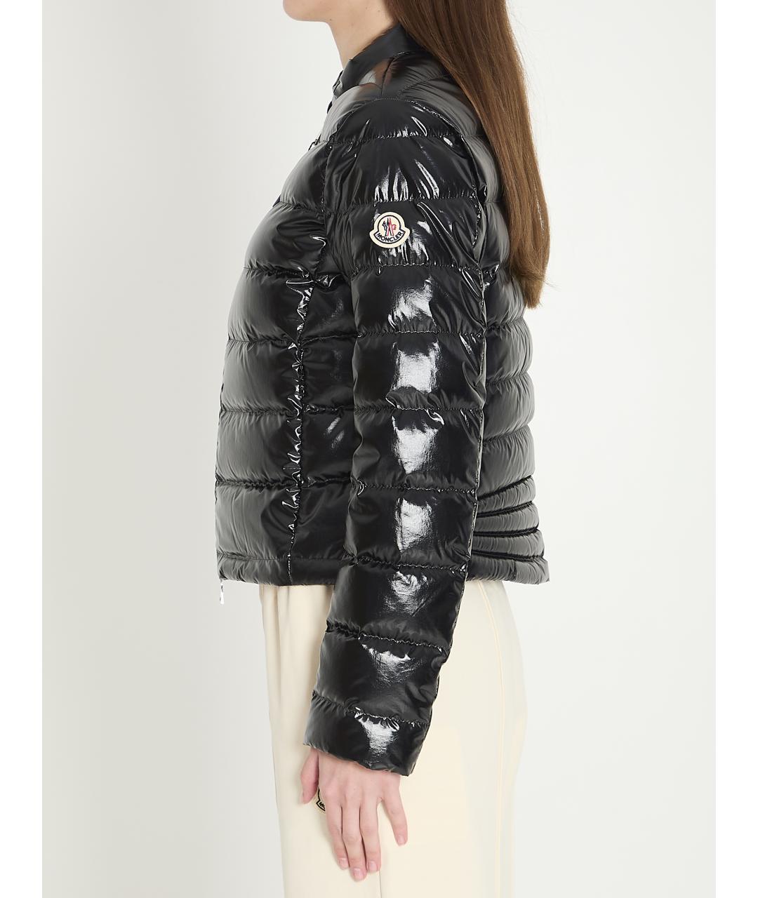 MONCLER Черная полиамидовая куртка, фото 3