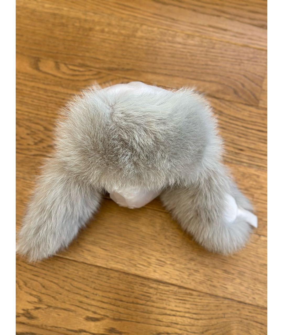 LORO PIANA Серая кашемировая шапка, фото 7