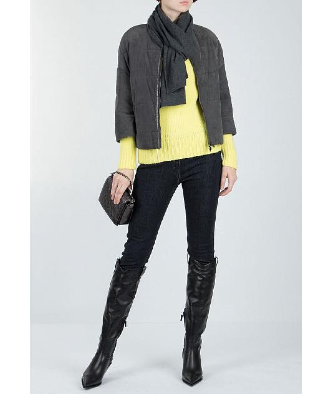 FABIANA FILIPPI Фиолетовый шерстяной джемпер / свитер, фото 8