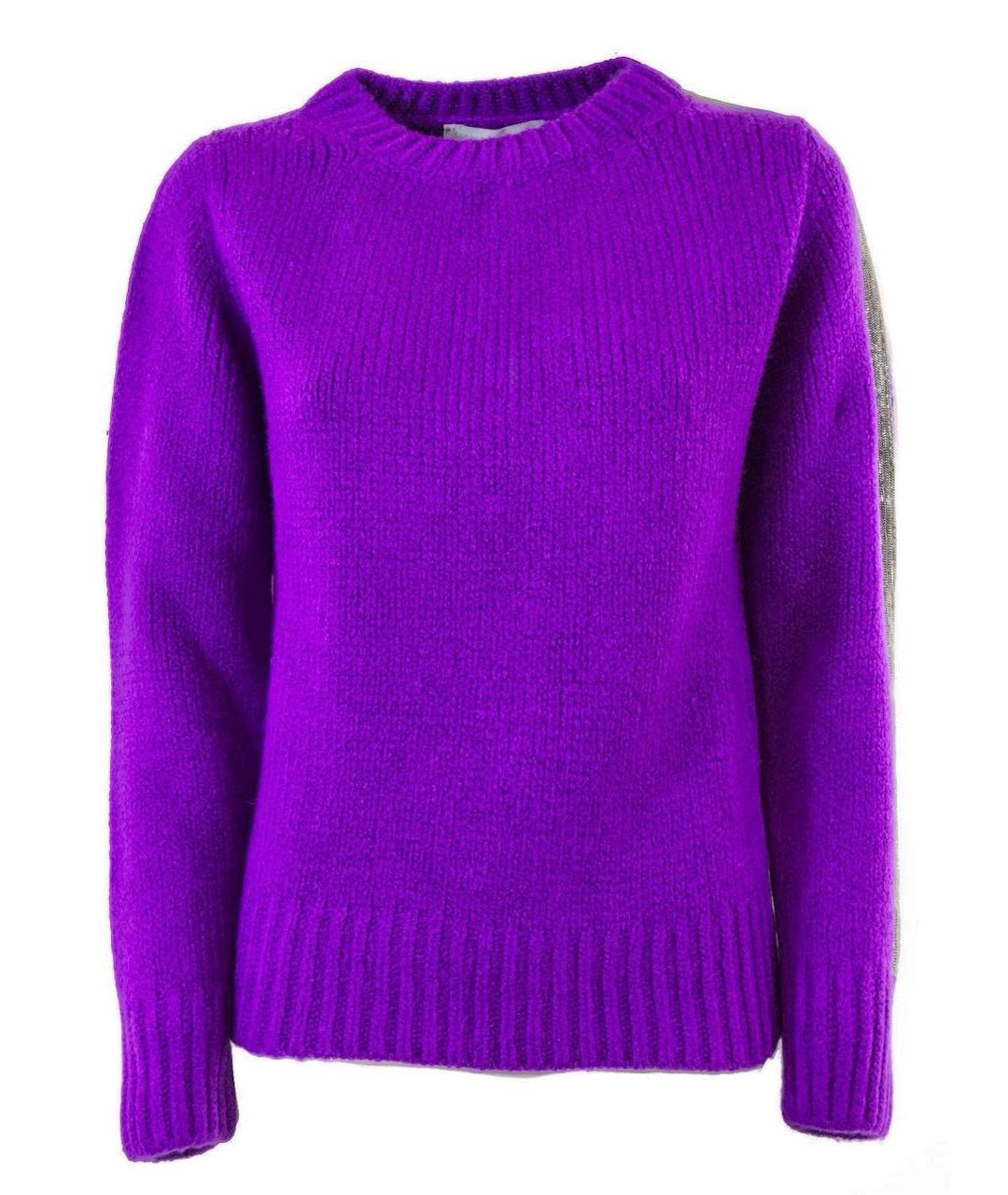 FABIANA FILIPPI Фиолетовый шерстяной джемпер / свитер, фото 9