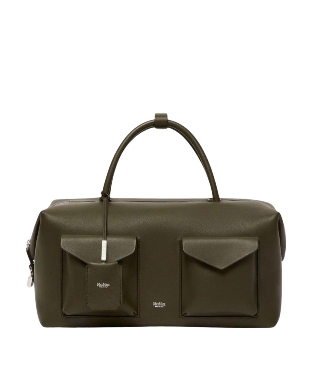 MAX MARA Коричневая кожаная сумка тоут, фото 1