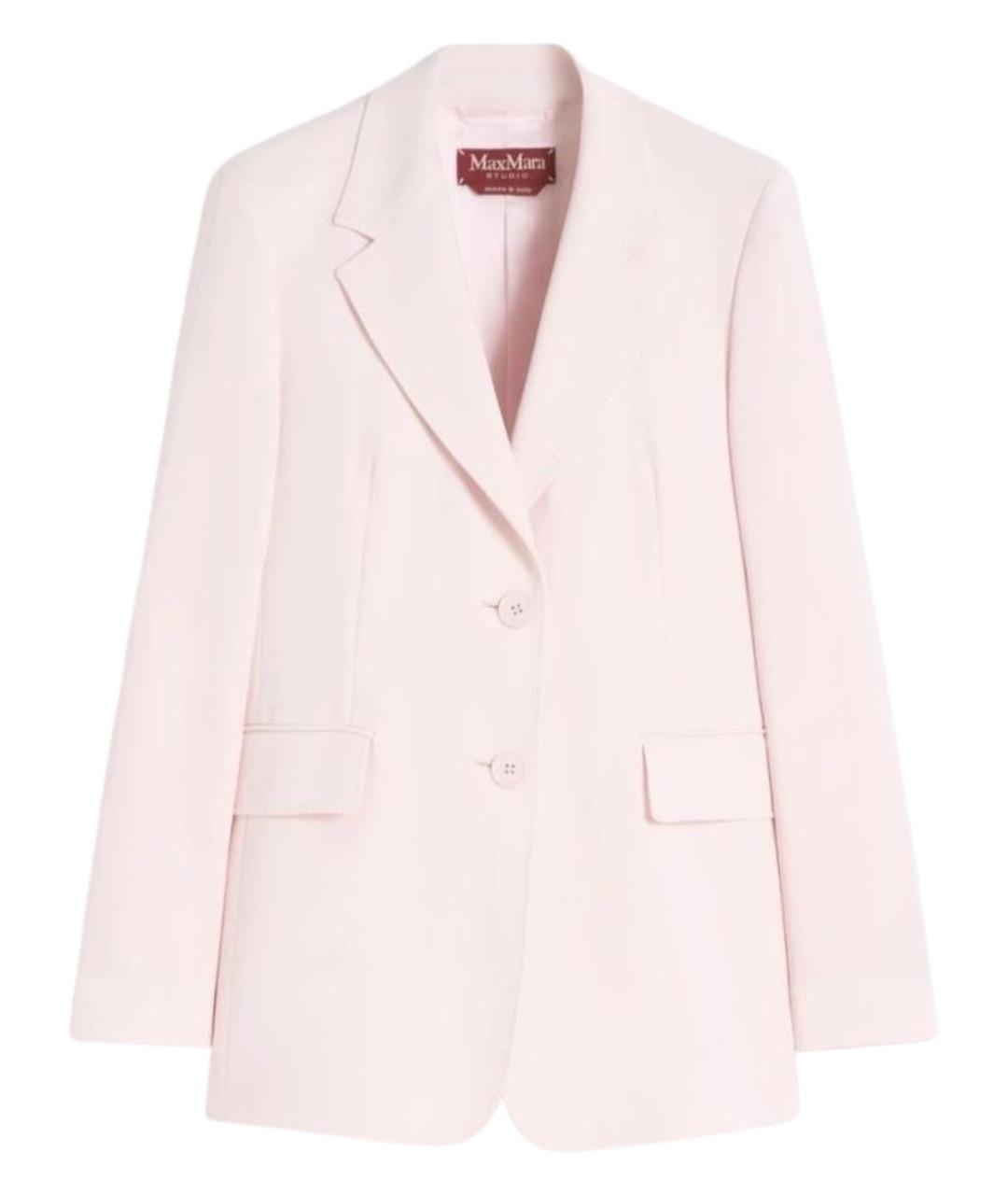 MAX MARA STUDIO Розовый жакет/пиджак, фото 1