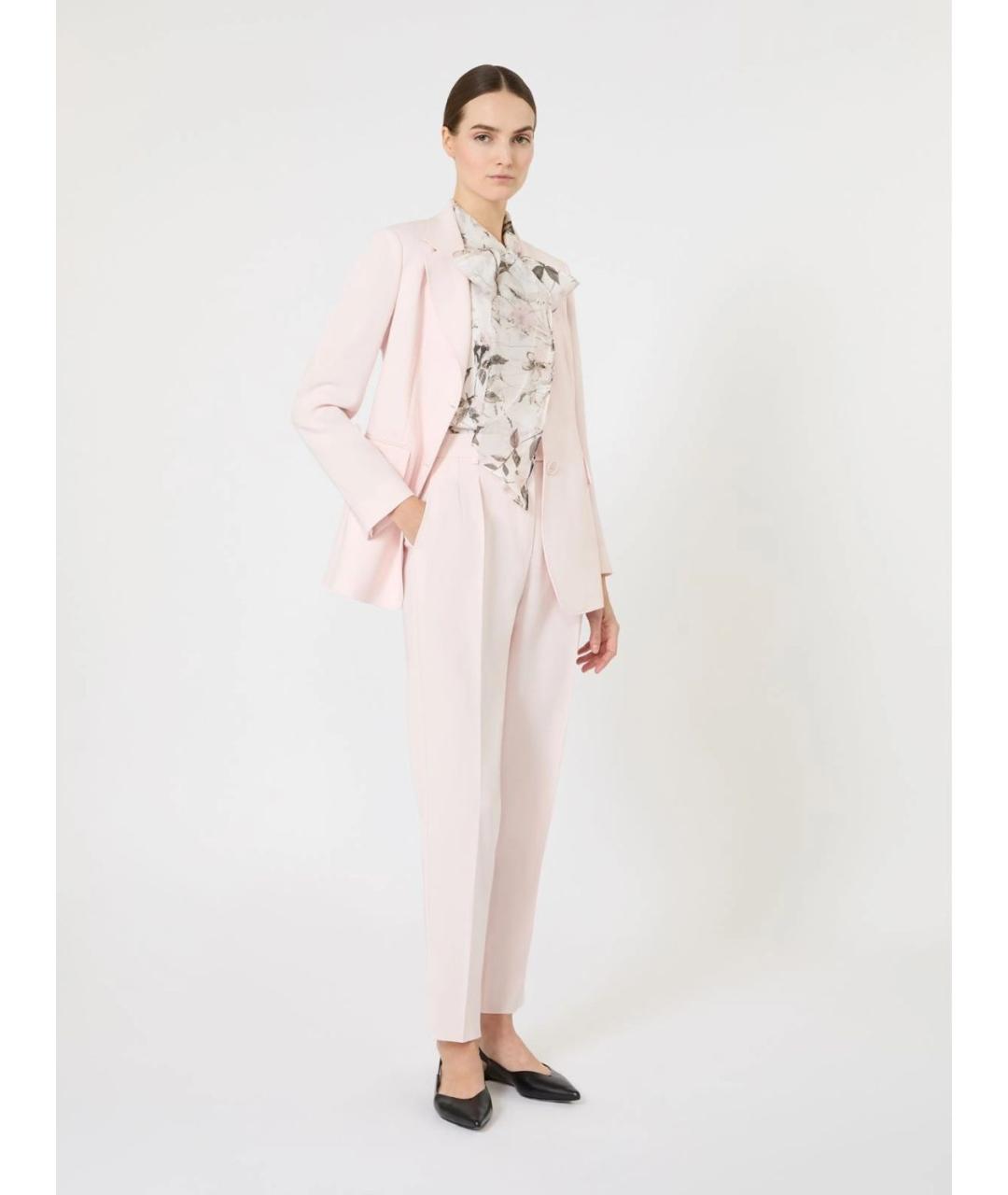 MAX MARA STUDIO Розовый жакет/пиджак, фото 2
