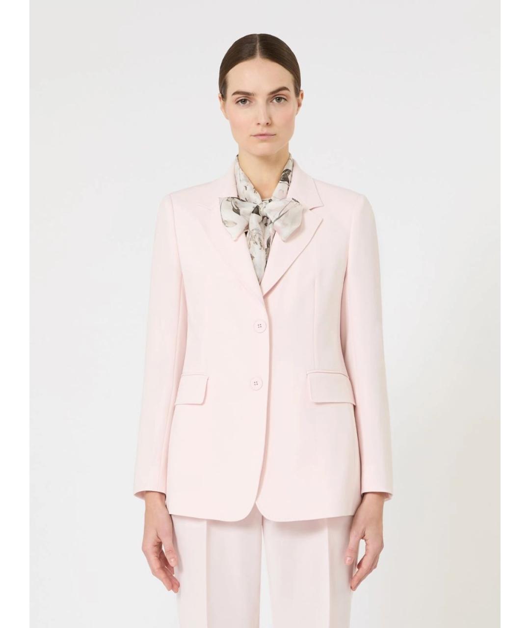 MAX MARA STUDIO Розовый жакет/пиджак, фото 3