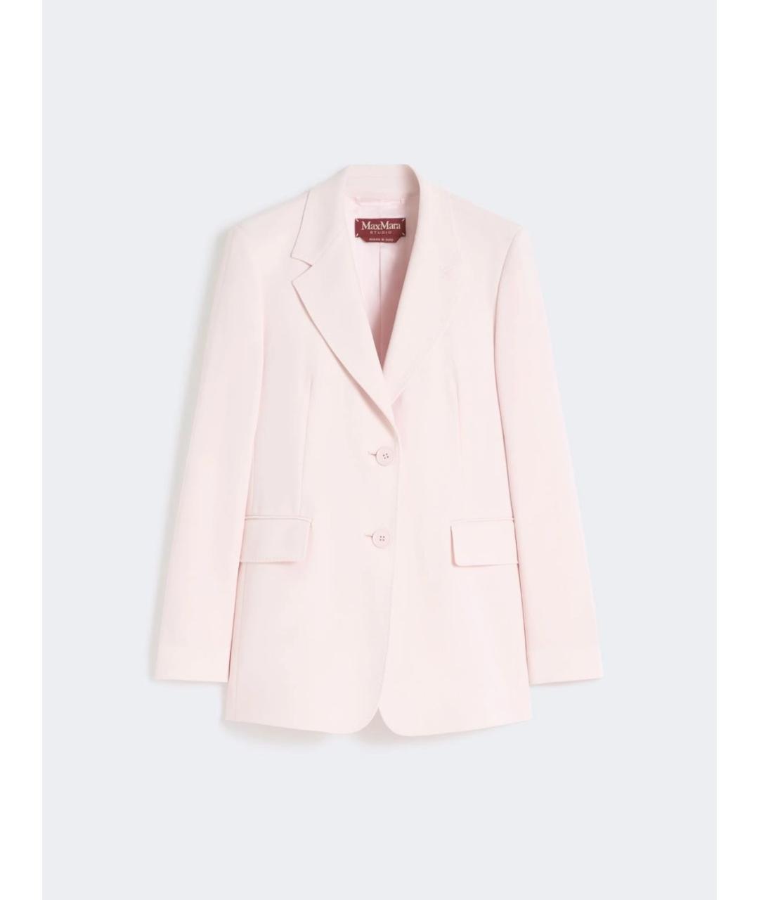 MAX MARA STUDIO Розовый жакет/пиджак, фото 6