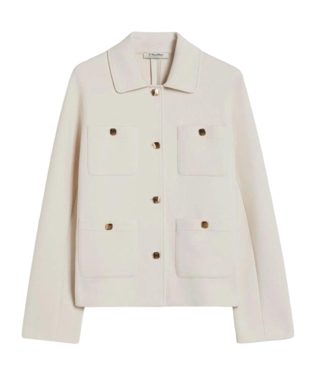 'S MAX MARA Бежевая полиэстеровая куртка, фото 1