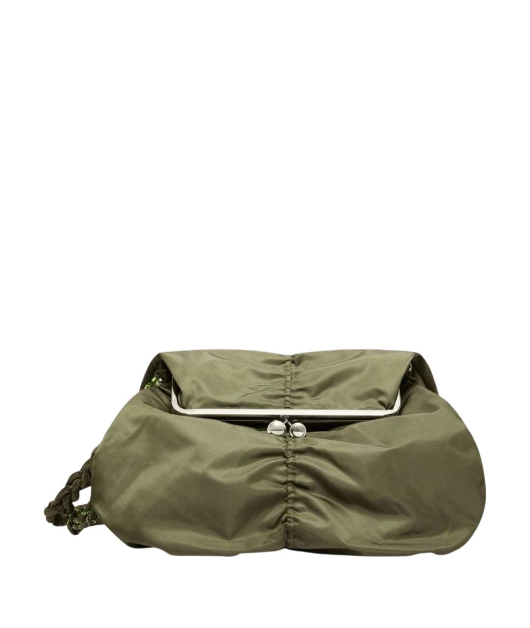 WEEKEND MAX MARA Зеленая синтетическая сумка через плечо, фото 1