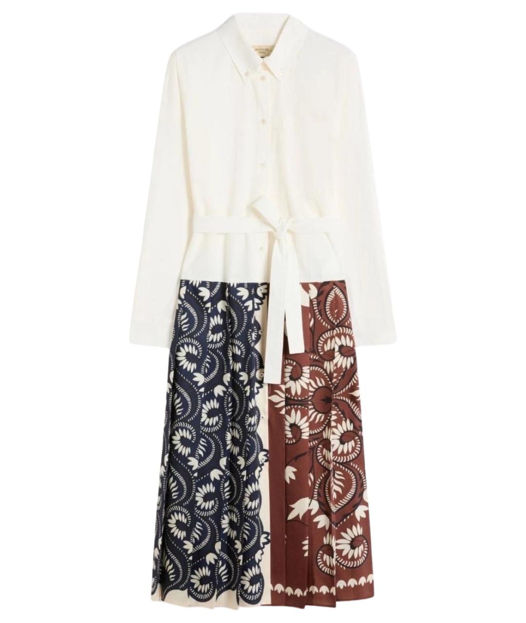 WEEKEND MAX MARA Белое хлопковое повседневное платье, фото 1