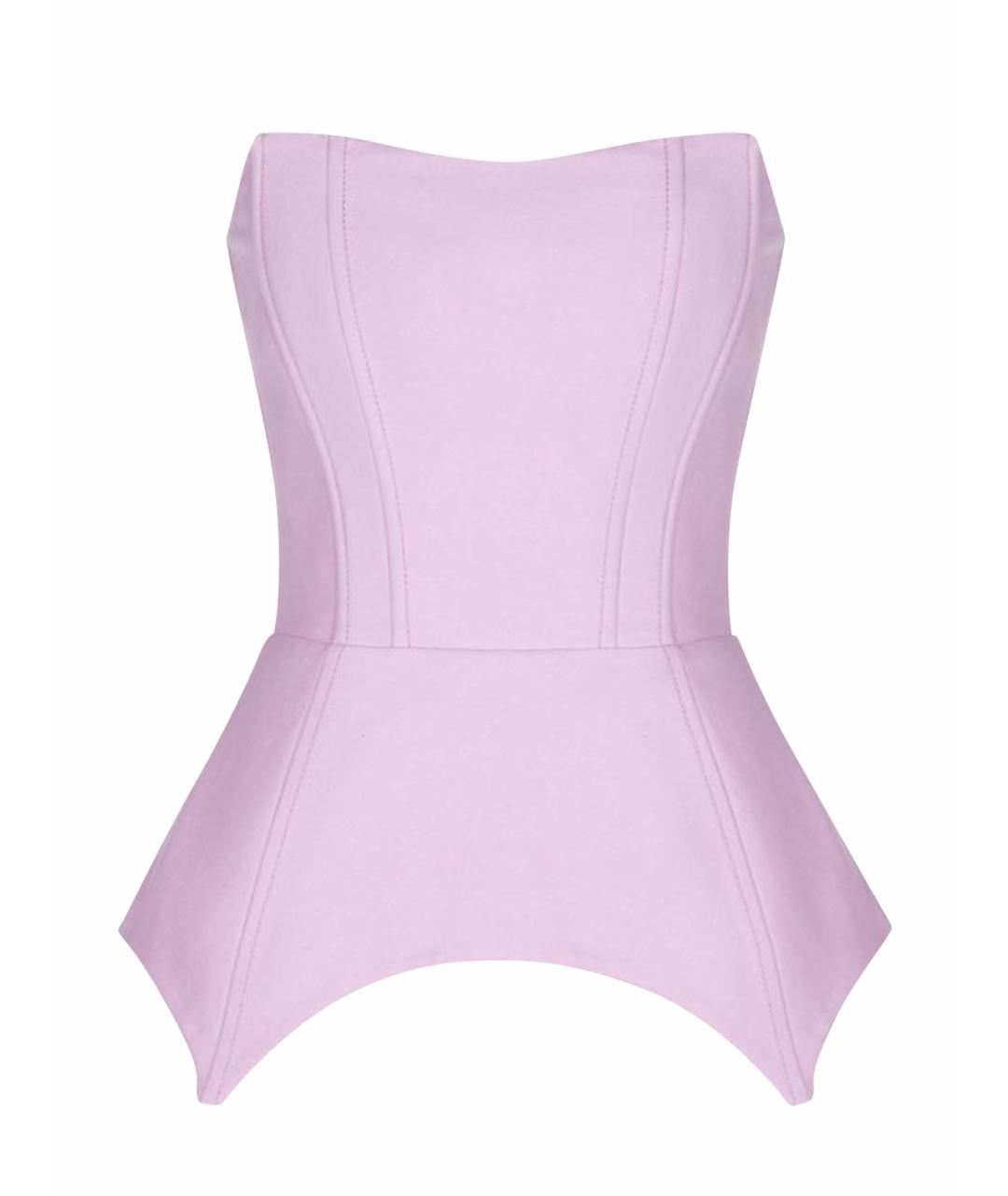 YANA RASKOVALOVA Фиолетовый хлопковый корсет, фото 1