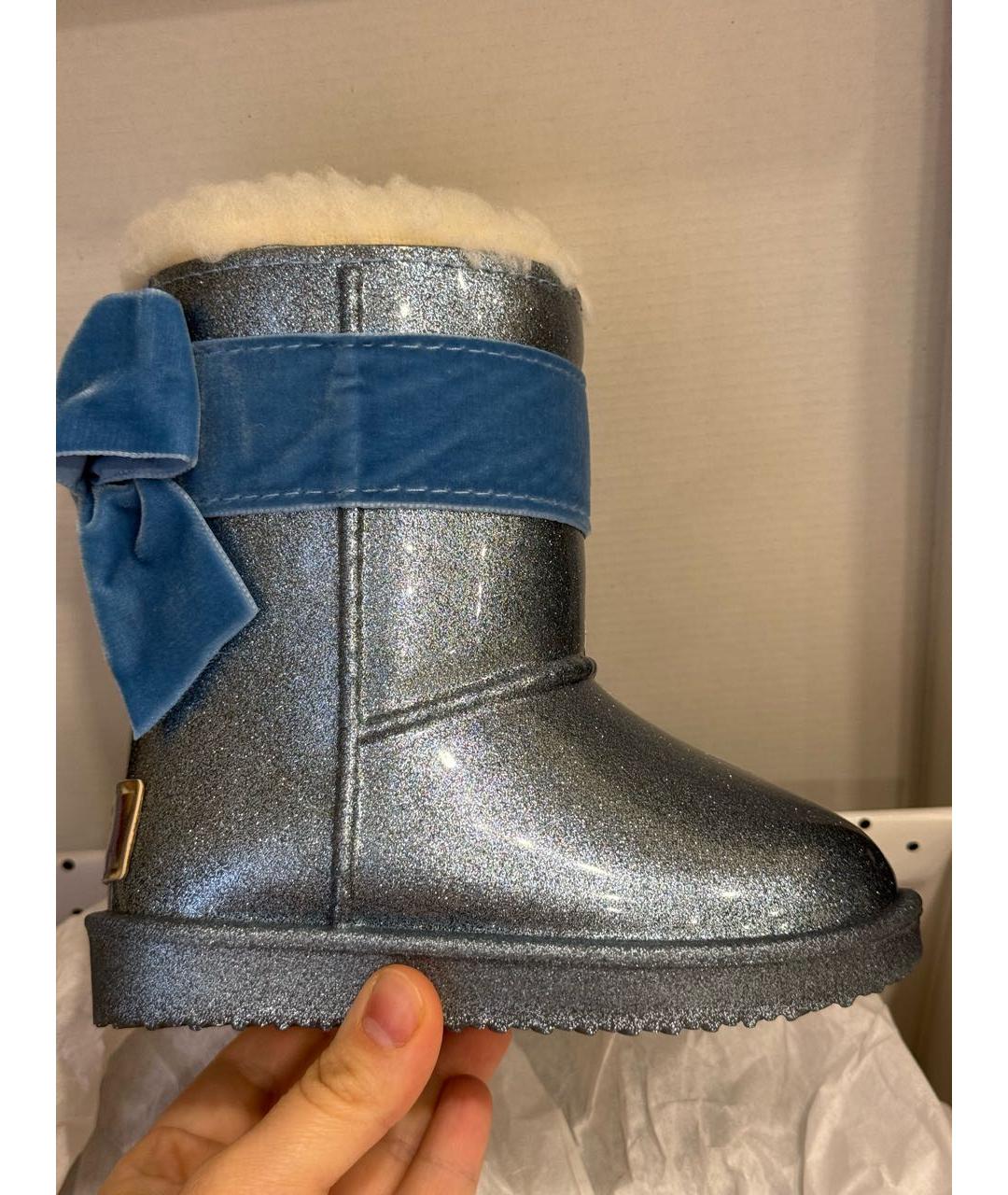 MONNALISA Голубые резиновые сапоги, фото 8